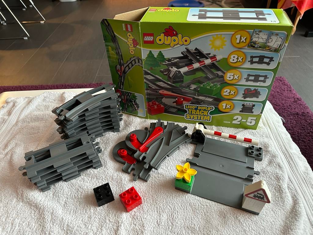 Lego Duplo Trein 10507 met 5x uitbreiding 10506, Ophalen, Gebruikt, Complete set, Lego