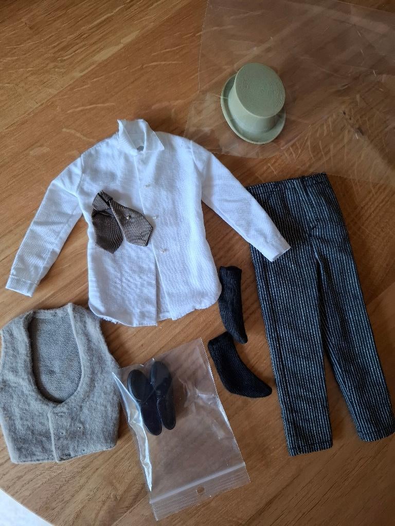 Barbie Ken Here comes the groom # 1426 * 1966  >>VHTF<<, Ophalen of Verzenden, Zo goed als nieuw, Kleertjes