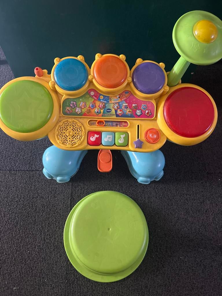 Vrolijk VTech Baby Drumstel met Licht en Geluid, Ophalen, Gebruikt, Jongen of Meisje