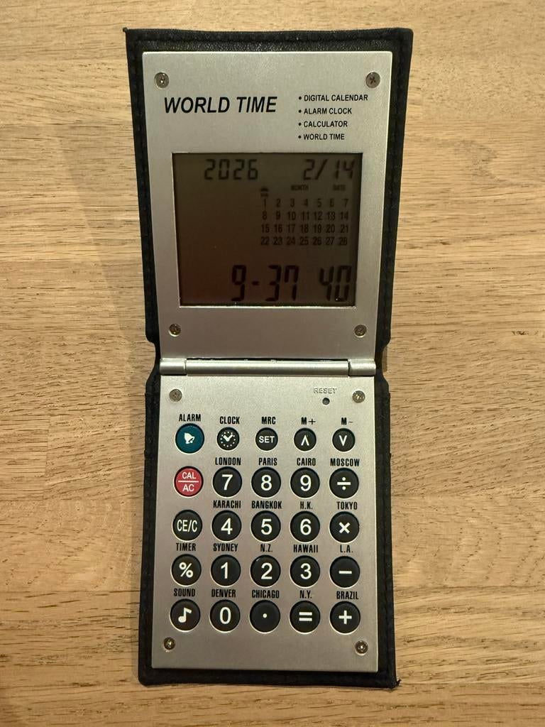 Calendar, clock, calculator en wereldtijd., Ophalen of Verzenden, Overige typen