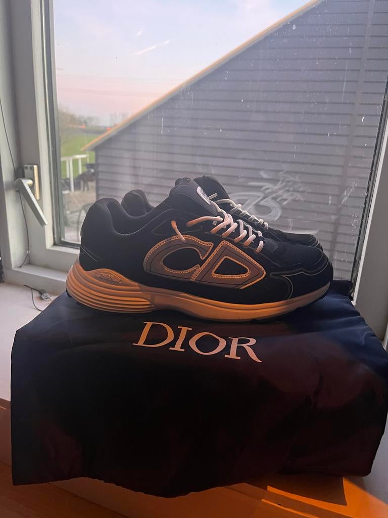 Dior B30 Sneakers Maat 43 Zwart/Grijs, Ophalen of Verzenden, Gedragen, Zwart, Sneakers of Gympen