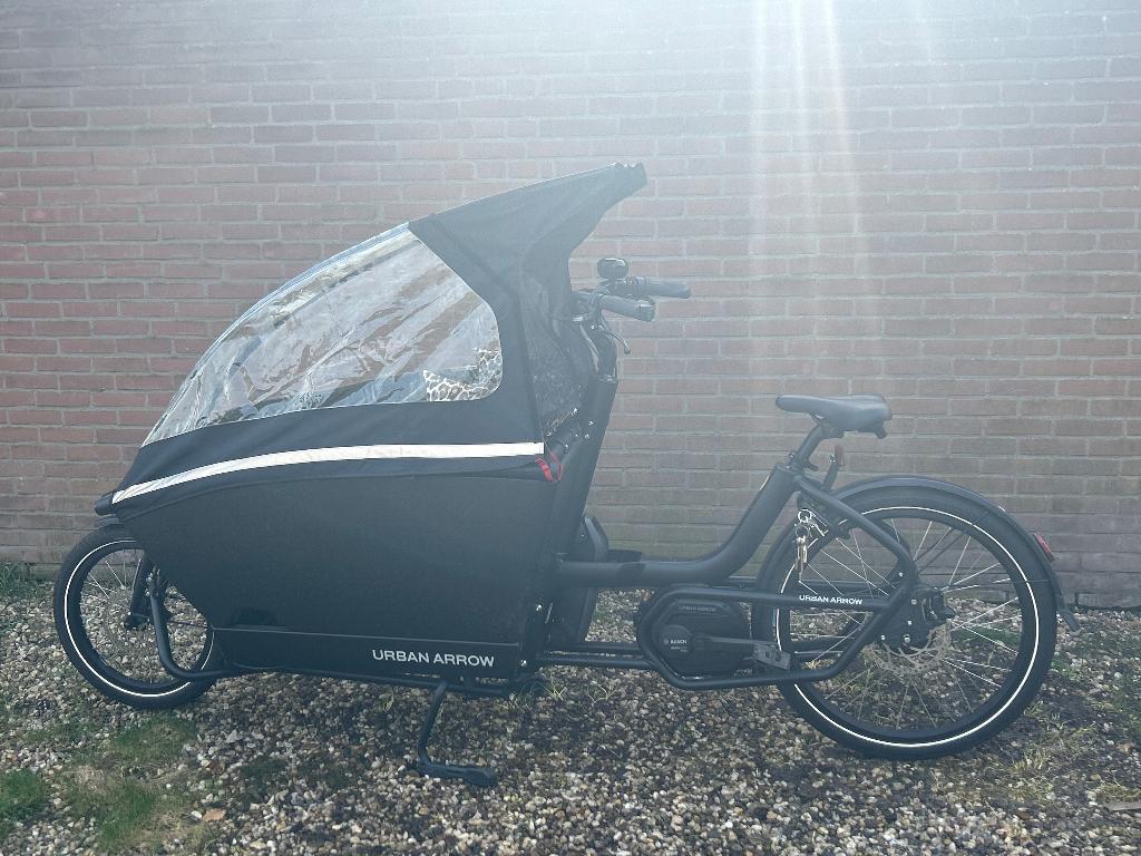 Te koop: Urban Arrow Family Active Plus IOT – Complete Set, 3 kinderen, Elektrisch, Zo goed als nieuw, Ophalen