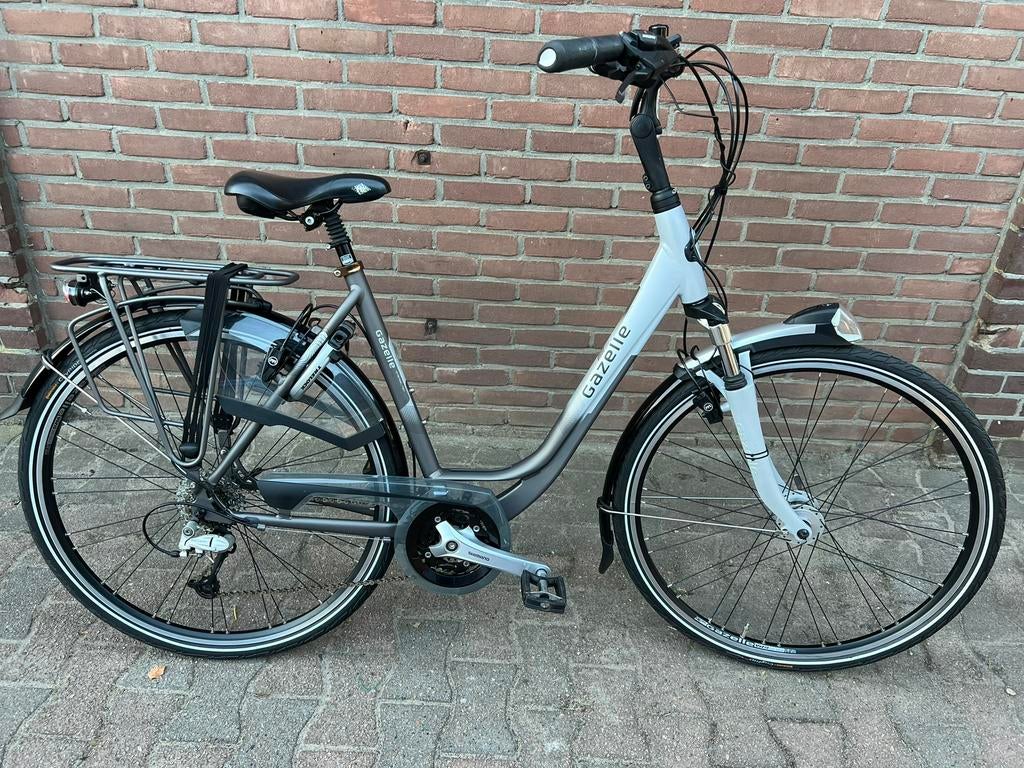 Zo goed als nieuw gazelle orange trekking damesfiets fiets, Ophalen, 28 inch, 53 tot 56 cm, Zo goed als nieuw