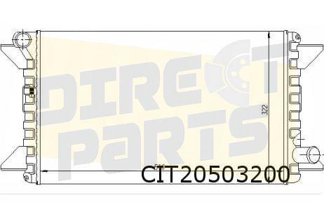 Citroën C15 (-6/88) / Visa (-7/87) (1.0/1.1/1.4) radiateur O
