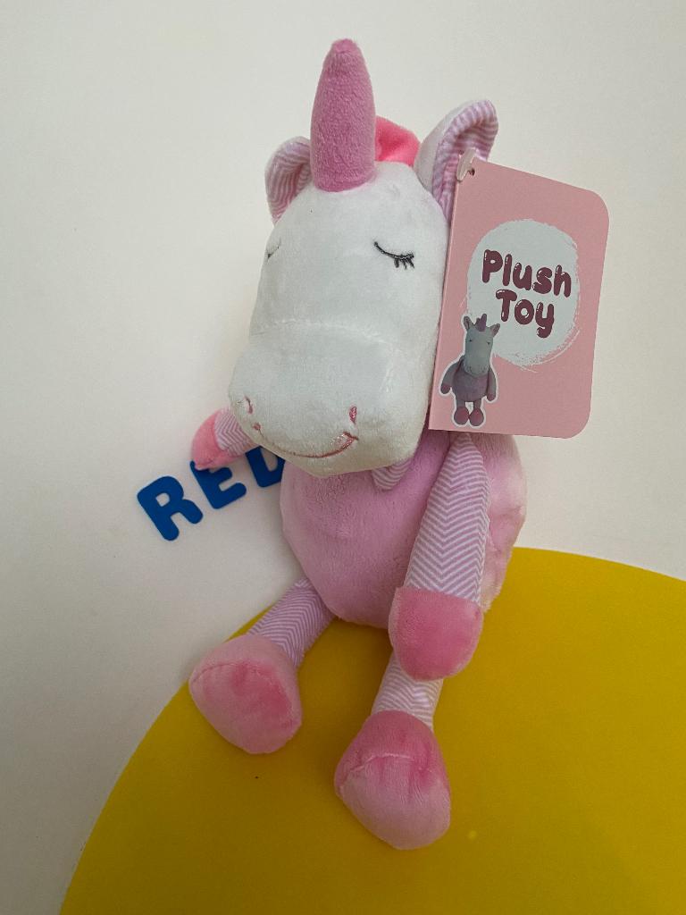 838 konimpex action eenhoorn roze, Kinderen en Baby's, Speelgoed | Knuffels en Pluche, Ophalen of Verzenden, Nieuw, Overige typen