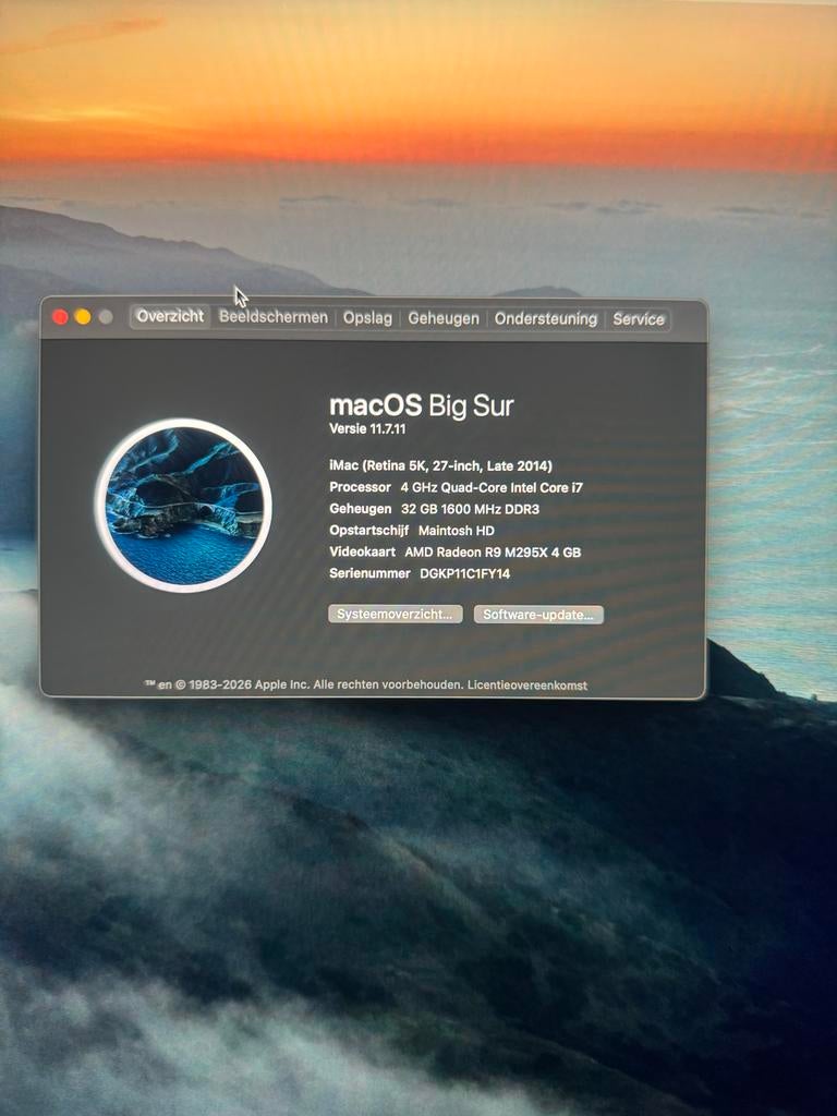 iMac 27 inch 32 GB 1 TB i7, Computers en Software, Apple Desktops, 32 GB, IMac, Ophalen of Verzenden, Zo goed als nieuw