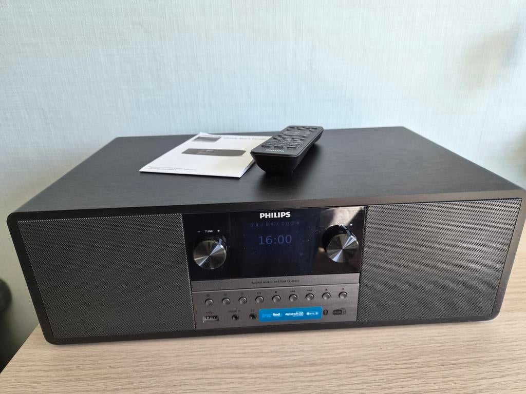 Philips Micro Music System TAM6805, Audio, Tv en Foto, Stereo-sets, Zo goed als nieuw, Cd-speler, Tuner of Radio, Speakers, Philips