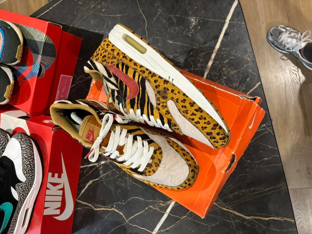 Nike air max 1 animals 1.0 44, Ophalen of Verzenden, Gebruikt