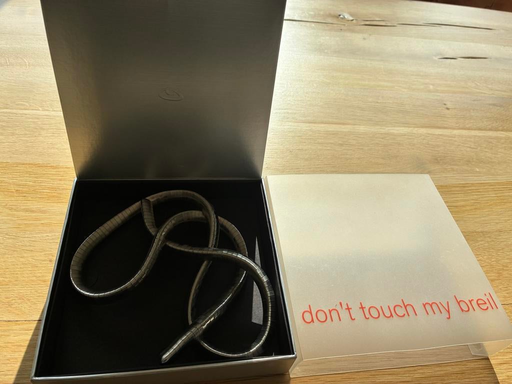 Breil Snake Ketting / Armband - Multifunctioneel Design, Ophalen of Verzenden, Zo goed als nieuw, Zilver, Staal