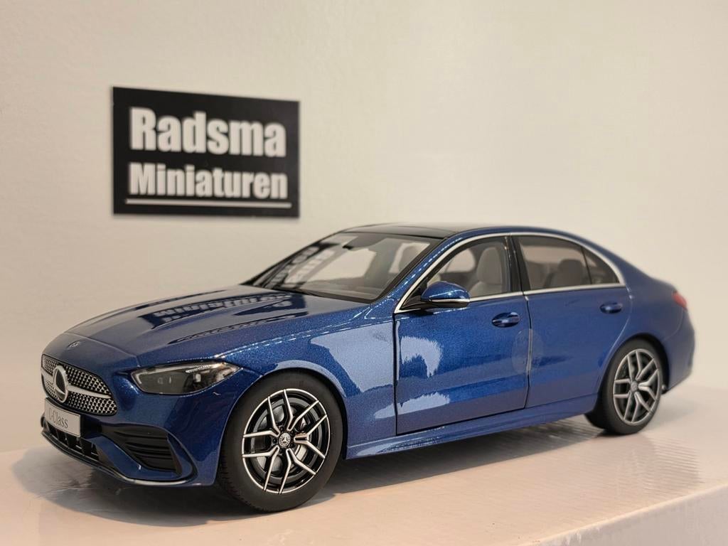 Mercedes-Benz C-Klasse W206 - Spectral Blue - 1:18 NZG, Auto, Nzg Dealerpack, Nieuw, Ophalen of Verzenden