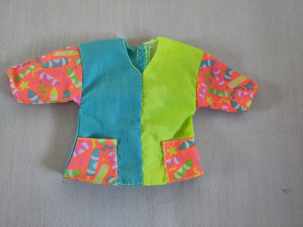 Jaren 80/90 blouse Barbie, Ophalen of Verzenden, Babypop