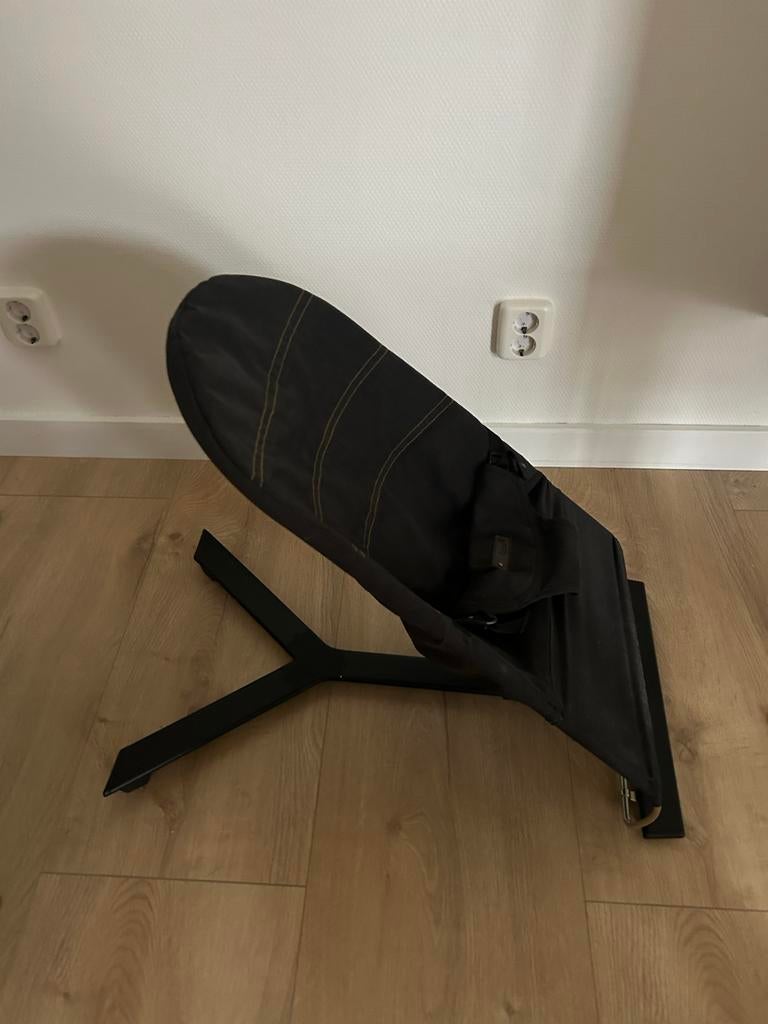 Wipstoel zwart Qute Q-bouncer, Overige merken, Wipstoel, Ophalen of Verzenden, Met gordel(s) of riempje(s)