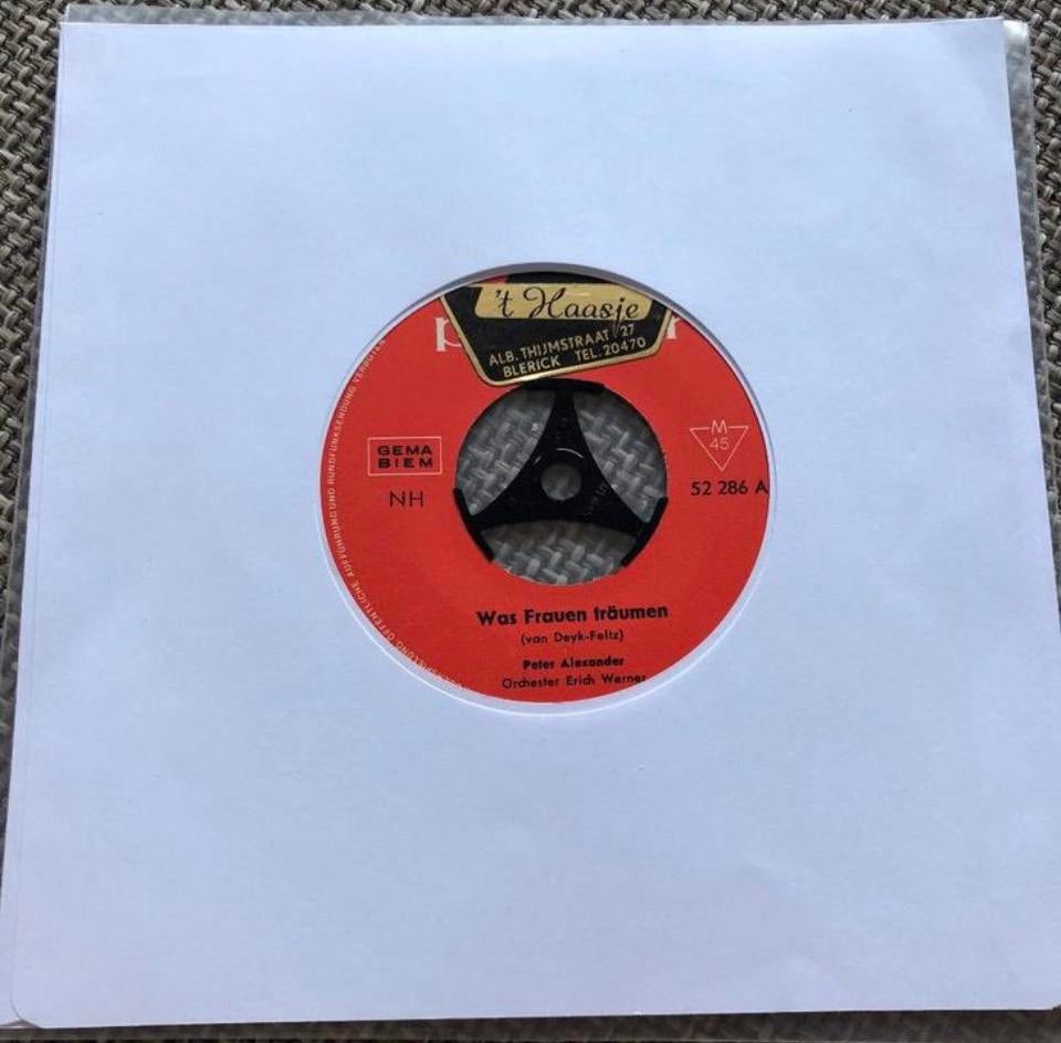Vinyl Singeltje Peter Alexander, Ophalen of Verzenden, Zo goed als nieuw, Nederlandstalig