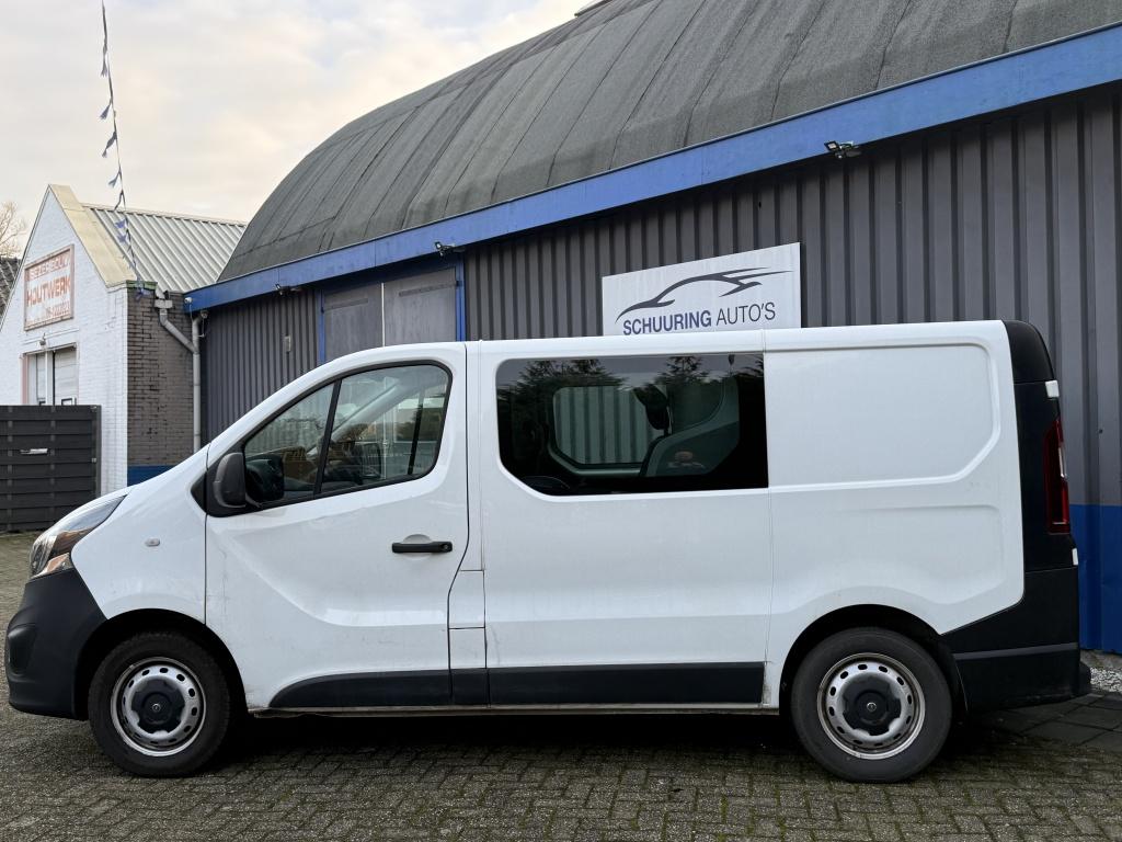 Opel Vivaro 1.6 CDTI Dubbel Cabine Ed. Airco (bj 2019), Gebruikt, Euro 6, Wit, Origineel Nederlands