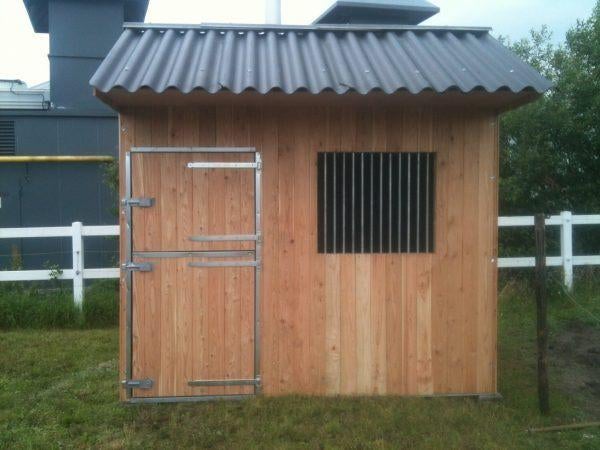 Buitenboxen met uitloop paddock in Waardenburg., Weidegang, 2 of 3 paarden of pony's
