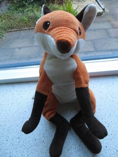 Vos Vandring Rav van IKEA zacht oranje wit velours, Ophalen of Verzenden, Zo goed als nieuw, Overige typen