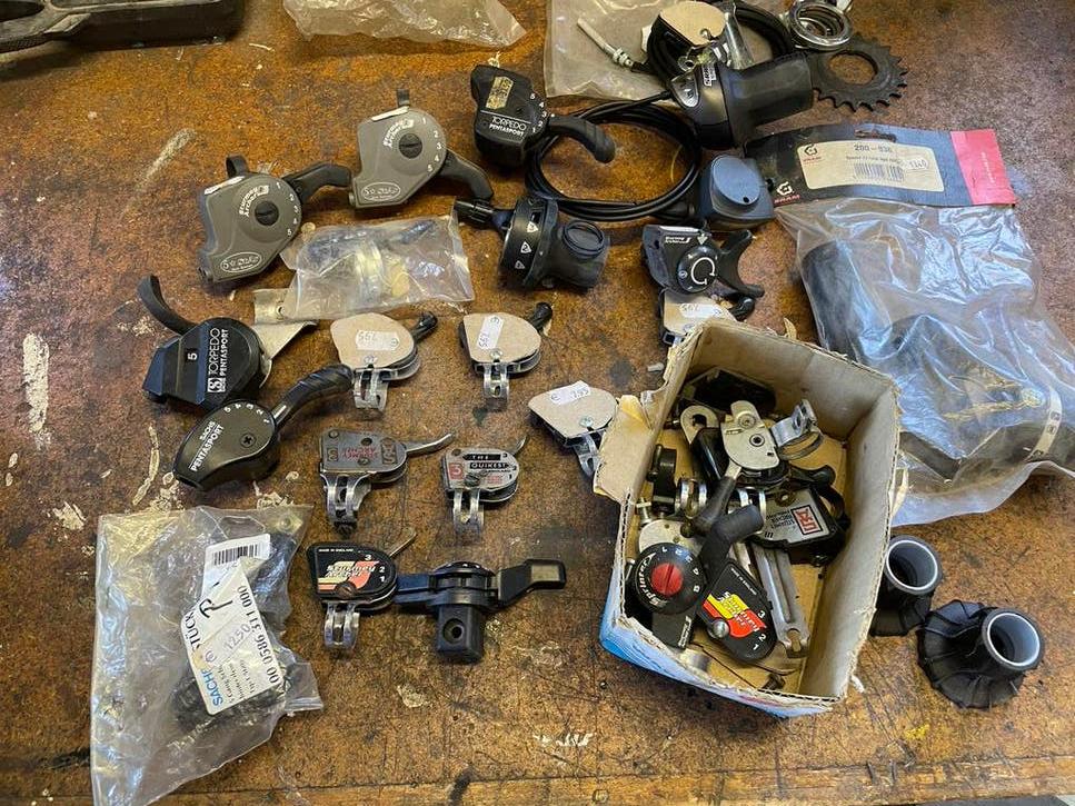 Sachs en Sturmey Archer stuurverstellers, Fietsen en Brommers, Fietsonderdelen, Gebruikt, Stuur, Kunststof, Stadsfiets, Ophalen of Verzenden