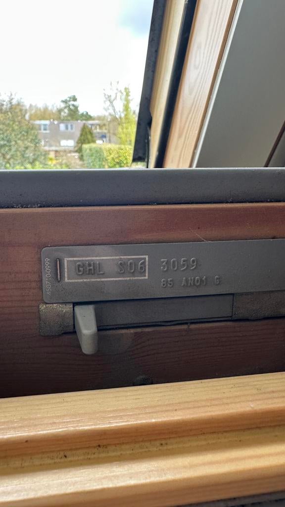 Verduistering godijnen voor Velux dakraam GHL S06, Beige, Zo goed als nieuw, Minder dan 100 cm, 50 tot 100 cm