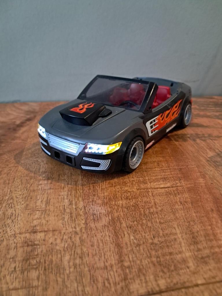 Stoere Playmobil race auto met verlichting, Kinderen en Baby's, Speelgoed | Playmobil, Ophalen of Verzenden, Gebruikt, Los playmobil
