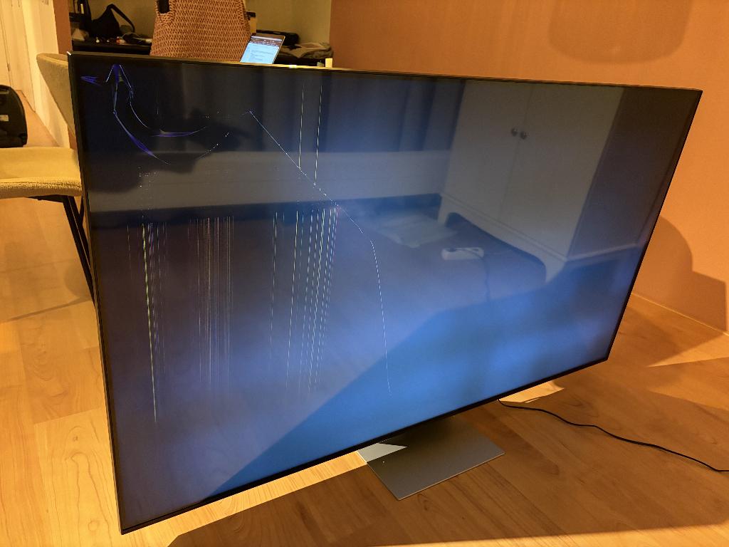 LG 65QNED86 2024 65 inch TV met defect scherm, Ophalen, QLED, 100 Hz, 4k (UHD)