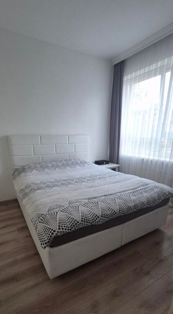 Boxspring met opbergruimte 160x200 cm zonder matras, Huis en Inrichting, Slaapkamer | Bedden, Ophalen, Overige materialen, Gebruikt