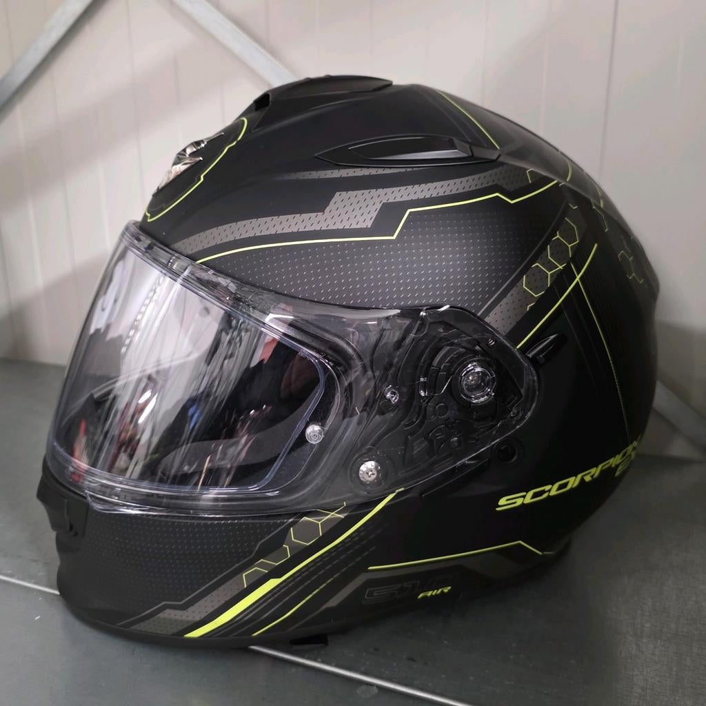 Scorpion exo 510 air (L-60CM) met zonnevizier & pinlock, Overige merken, Heren, Ophalen of Verzenden, Integraalhelm