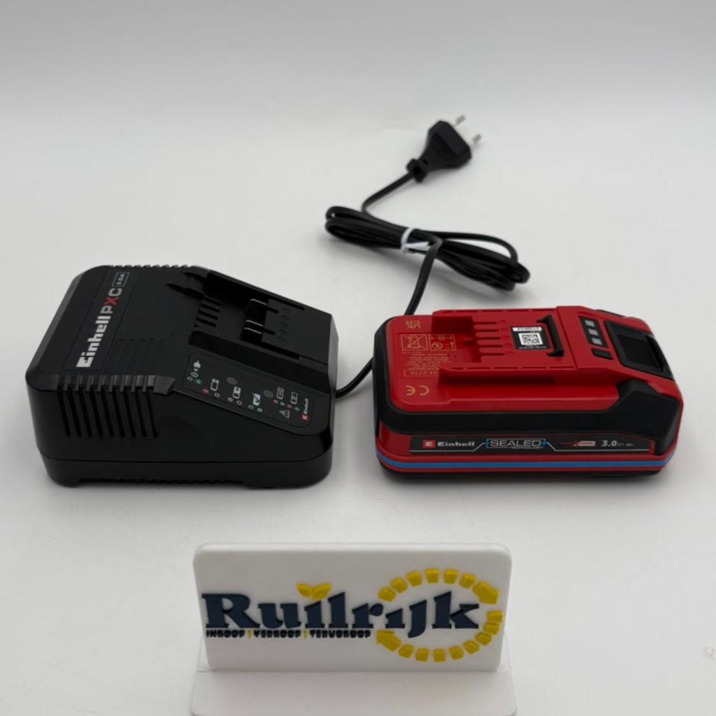 Einhell 3.0 Ah Sealed Plus 18V Accu Met 72W lader - Nieuw, Ruilrijk, Nieuw, Info@ruilrijk.nl, Neerstraat 60, 6041 KD Roermond