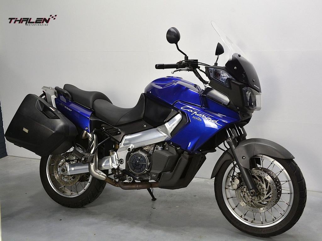 APRILIA ETV 1000 CAPONORD + kofferset  (bj 2003) 40,100 km, Motoren, Motoren | Aprilia, 2 cilinders, Motorrijbewijs A, Bedrijf