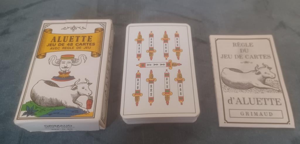 Aluette Grimaud France kaartspel 48 kaarten  REF. G 88, Ophalen of Verzenden, Speelkaart(en)