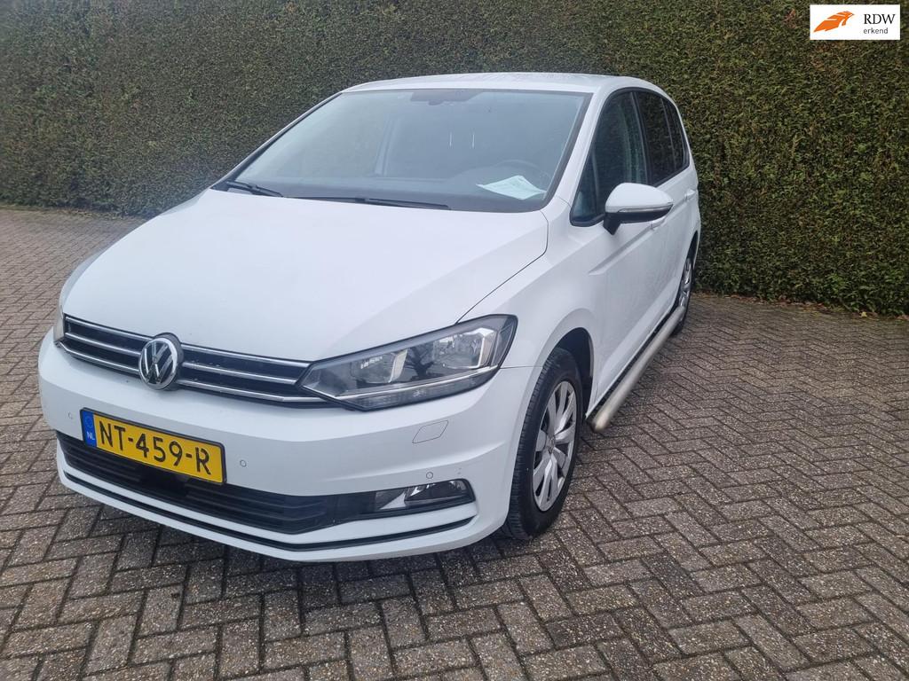 Volkswagen Touran 2.0 TDI SCR Comfortline, Auto's, Euro 6, 4 cilinders, 150 pk, Wit