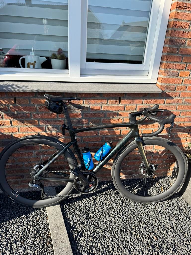 Carbon wielen voor shimano 50mm, Overige merken, Carbon, Ophalen of Verzenden, Zo goed als nieuw