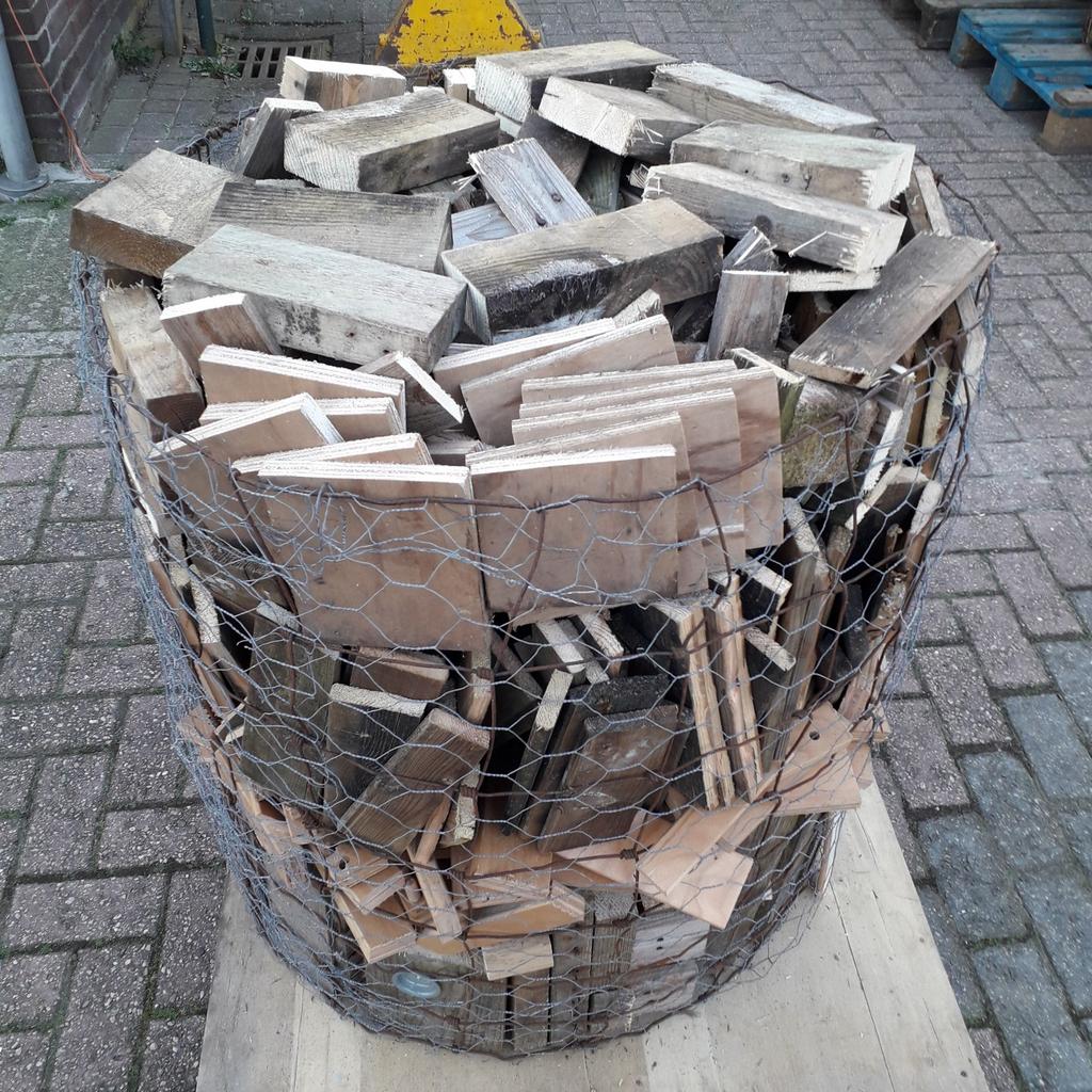 Brandhout afvalhout vuurkorf allesbrander werkplaats warmte, Tuin en Terras, Minder dan 3 m³, Ophalen