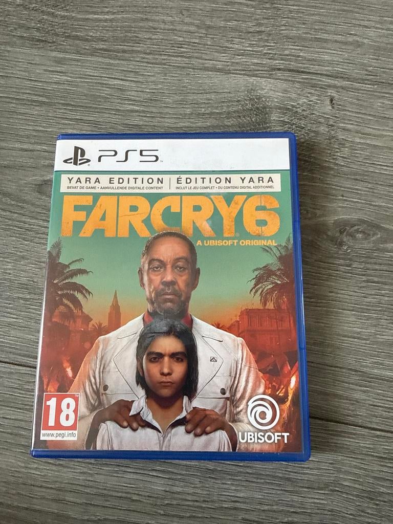 Far Cry 6 Yara Edition PS5, Spelcomputers en Games, Games | Sony PlayStation 5, Gebruikt, Avontuur en Actie, 1 speler, Vanaf 18 jaar