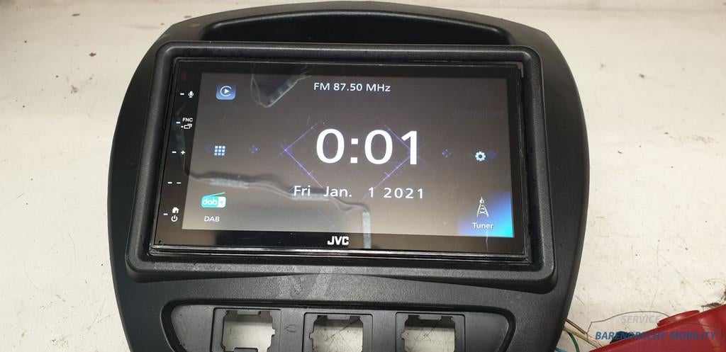 JVC Carplay android DAB auto radio met inbouwframe voor C1 1, Info@toyota.co.jp, Gebruikt, Citroën, Toyota Motor Corporation
