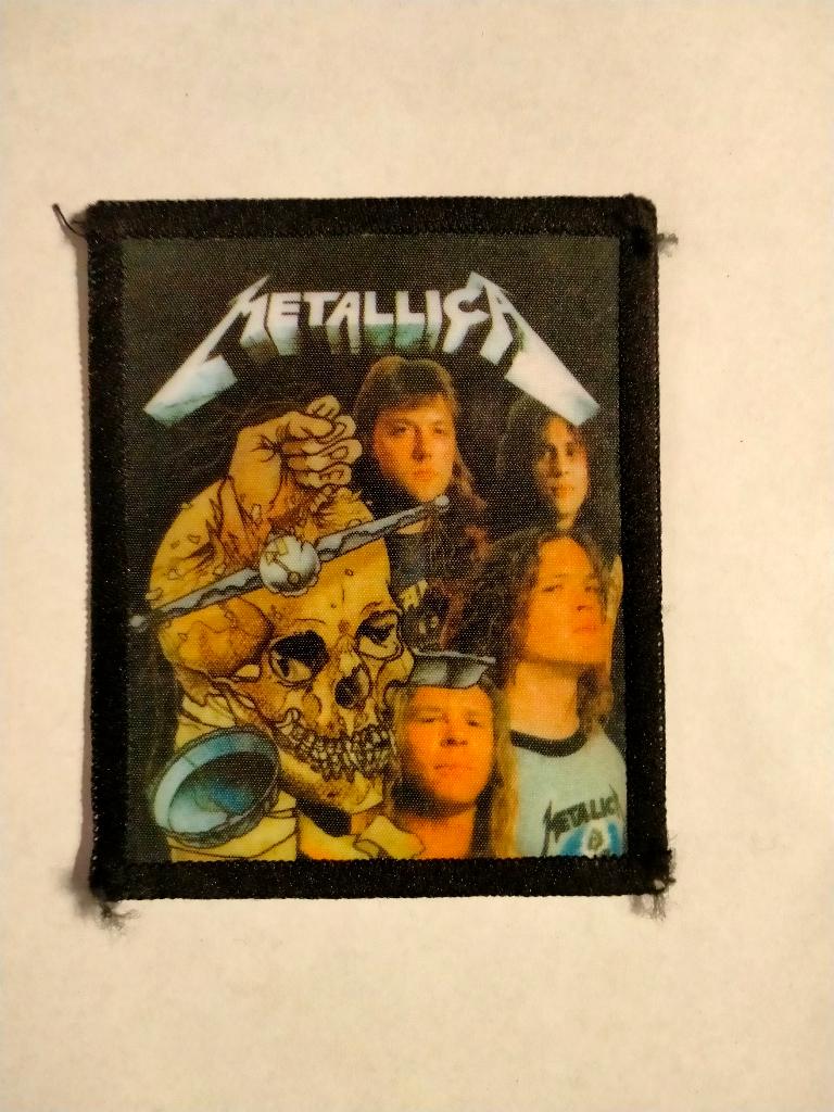 Metallica Harvester of Sorrow vintage metal muziek patch, Verzamelen, Muziek, Artiesten en Beroemdheden, Nieuw, Kleding, Ophalen of Verzenden