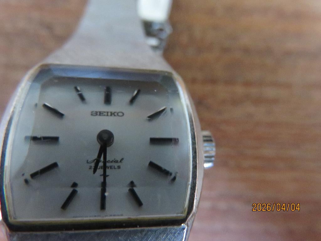 OUD HORLOGE SEIKO OPWINDEN, Verzenden, Gebruikt, Staal, Seiko