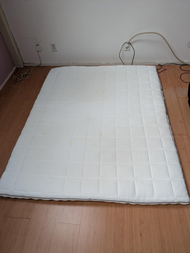 Koudschuim topper Totaalbed 160x200x9cm voor boxspring, Ophalen, Gebruikt, Tweepersoons, Matras