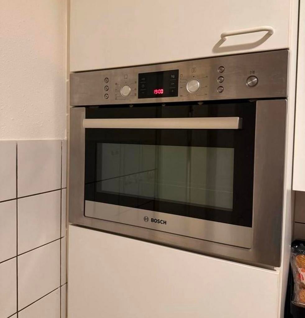 Bosch combi oven magnetron hetelucht grill, Witgoed en Apparatuur, Magnetrons, Ophalen, Combimagnetron, Crisp, Gebruikt