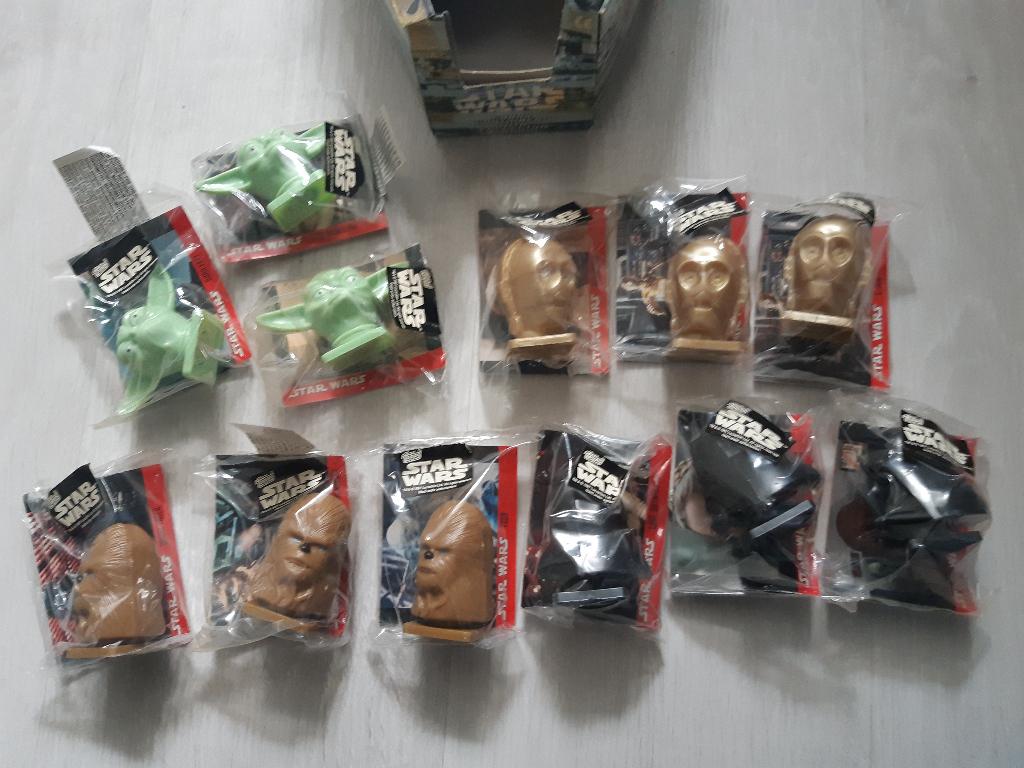 Star Wars Topps Candy Containers met 12 hoofdjes, Verzamelen, Star Wars, Verzenden, Gebruikt, Overige typen