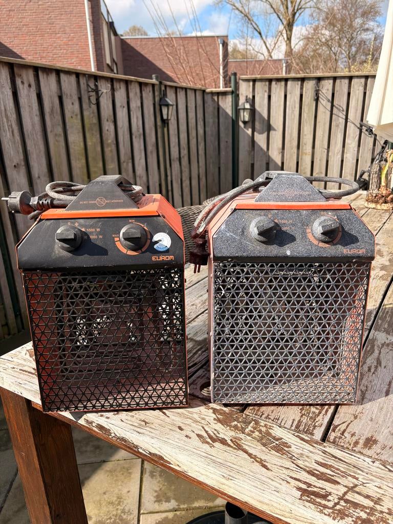 Eurom Bouwdroger - Krachtige Ontvochtiger voor Bouw en Renov, 30 tot 80 cm, Gebruikt, Overige typen, Minder dan 60 cm