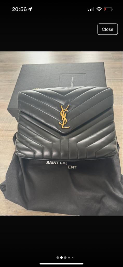Yves Saint Lauren LouLou Bag Medium, Ophalen of Verzenden, Zo goed als nieuw, Zwart, Schoudertasje