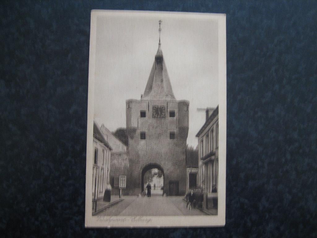 ELBURG Vischpoort F, Verzamelen, Ansichtkaarten | Nederland, Ophalen of Verzenden, 1920 tot 1940, Gelderland