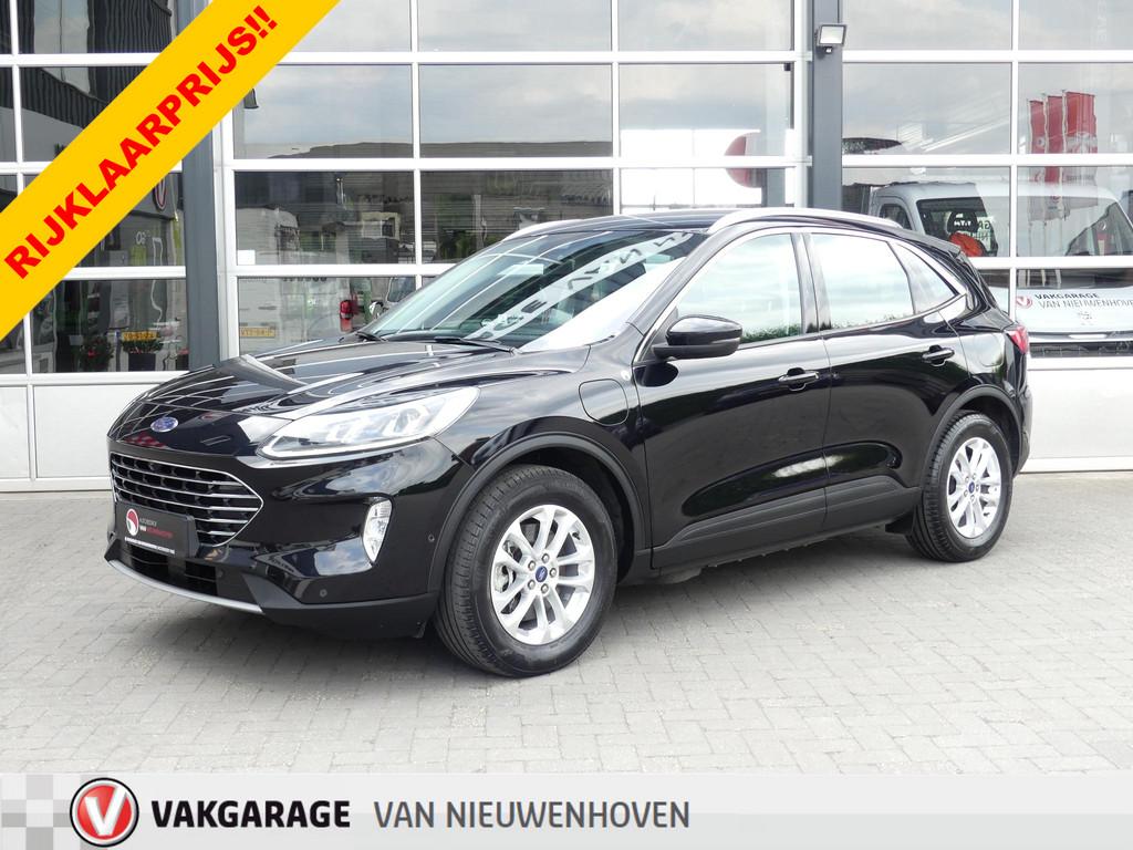 Ford Kuga PHEV Titanium/Winter/Assistance & Technology Pack, Gebruikt, 4 cilinders, Met garantie (alle), Zwart