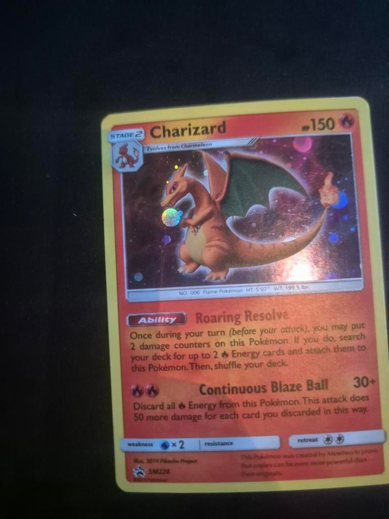 Pokémon kaart Charizard SM226, Ophalen of Verzenden