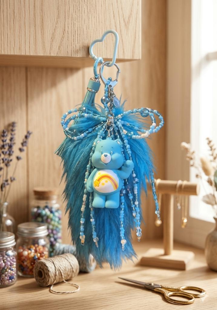 Sleutelhanger carebear, Verzenden, Nieuw, Knuffel of Figuurtje