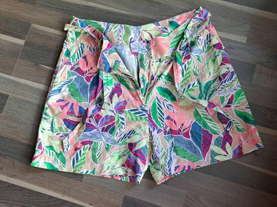 Terre Bleue, short in linnen en katoen, mt 44, Overige kleuren, Kort, Maat 42/44 (L), Ophalen of Verzenden