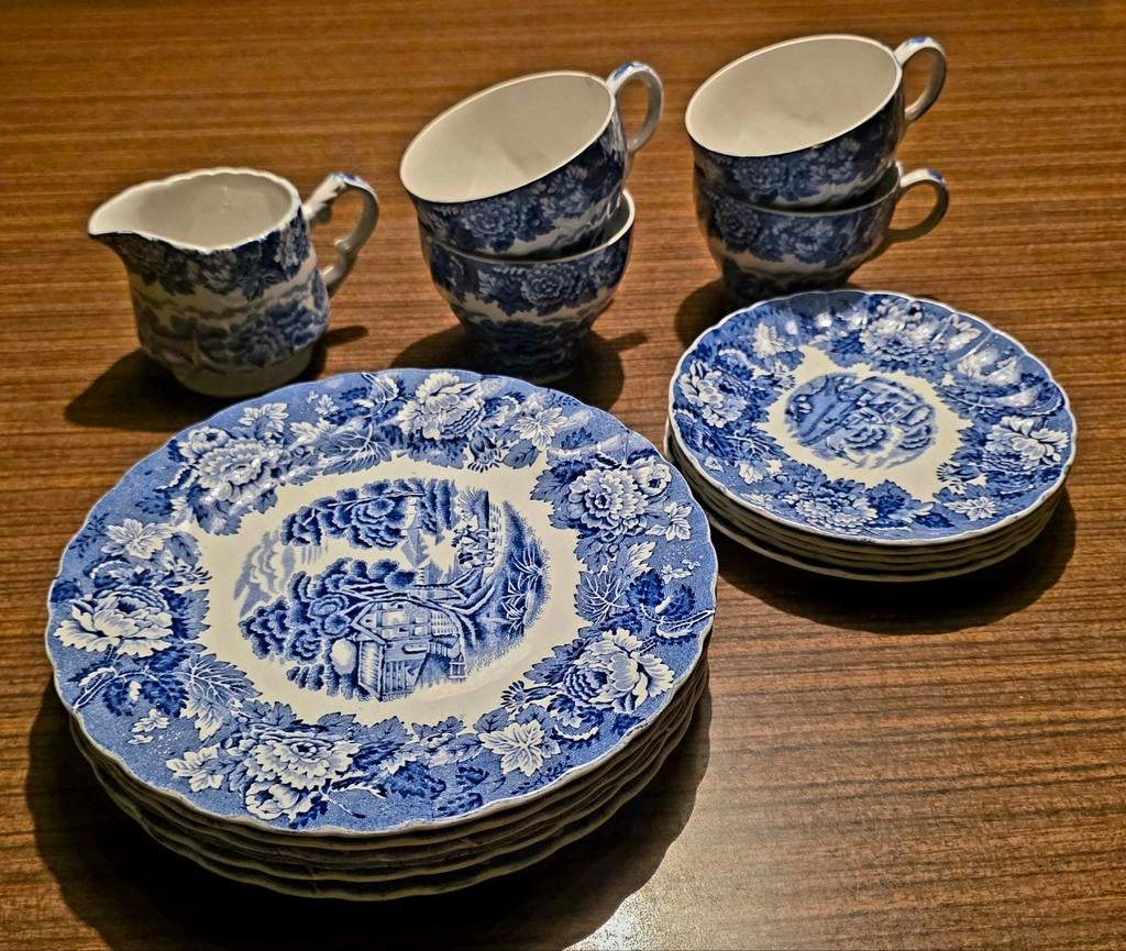 Engels vintage servies van Wood&Sons, Ophalen of Verzenden