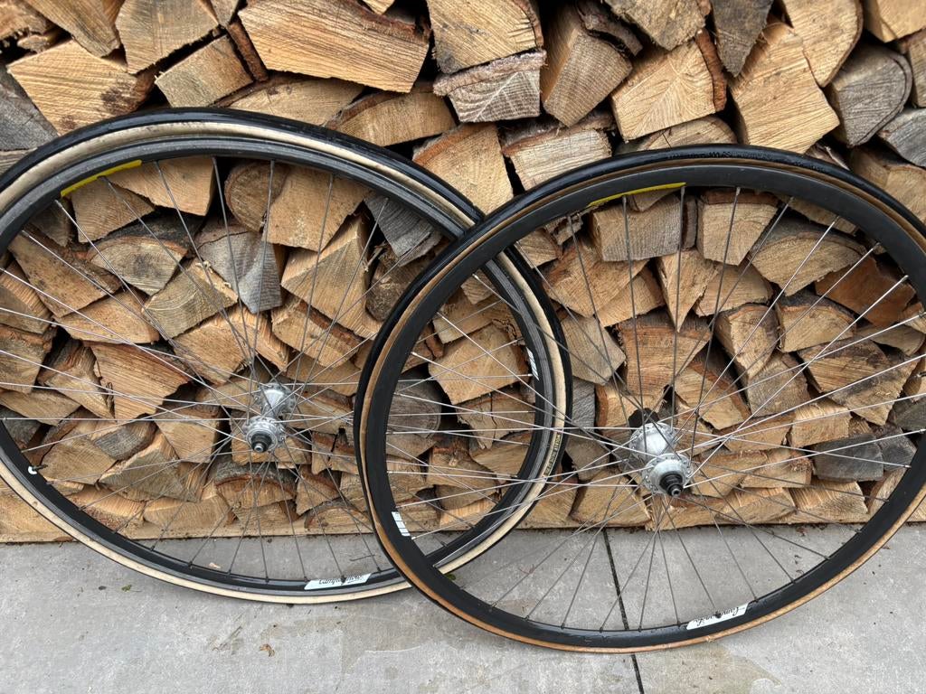 Campagnolo omega strada wielset met Mavic naven 36 gaats, Fietsen en Brommers, Ophalen of Verzenden, Gebruikt