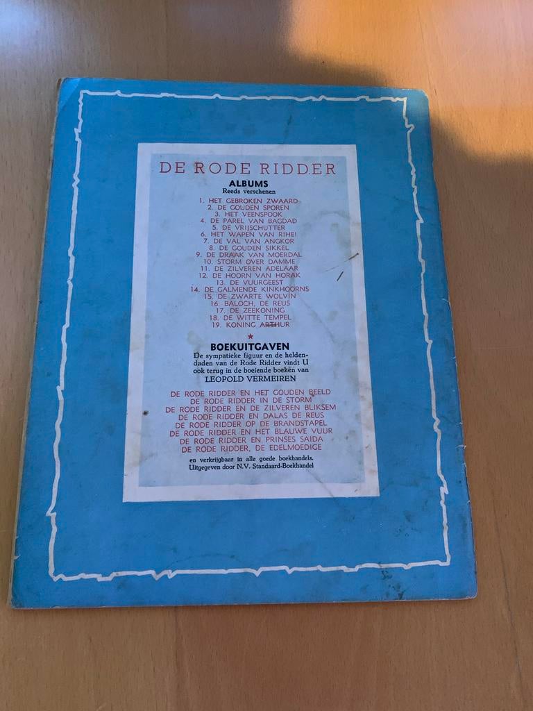 De Rode Ridder - Koning Arthur, Eén stripboek, Ophalen of Verzenden, Gelezen