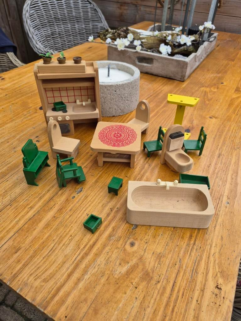 Poppenhuis meubelair, Verzamelen, Ophalen, Poppenhuis